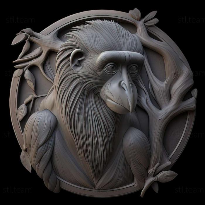 3D модель Piliocolobus gordonorum (STL)